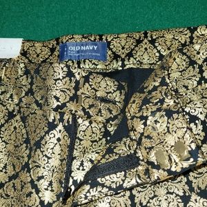 Gold Foil Pixie Pants